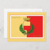 ナポリ，ナポリ，イタリア シーズンポストカード (正面/裏面)