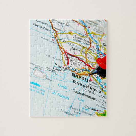ナポリ（ナポリ）（イタリア） ジグソーパズル (縦)