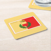 ナポリ，ナポリ，イタリア スクエアペーパーコースター (アングル)