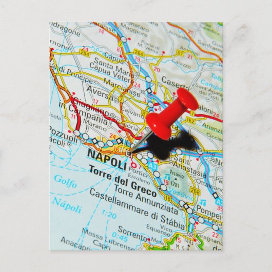 ナポリ(ナポリ),イタリア ポストカード (正面)