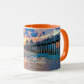 ナポリ、フロリダの景勝地 マグカップ (正面右)