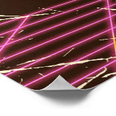 ナポリ・フロリダ1980s旅行ポスター ポスター (角)