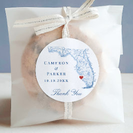 ナポリ・フロリ結婚ダーズ・サンキュー ラウンドシール