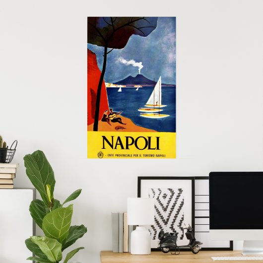 ナポリ ポスター (ホームオフィス)