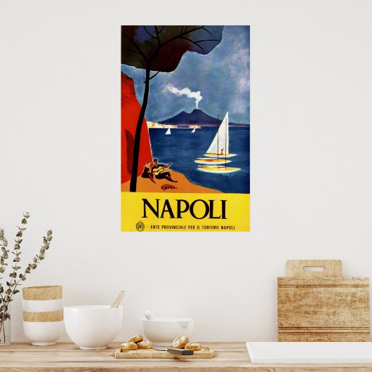 ナポリ ポスター (キッチン)
