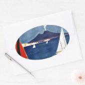 ナポリ 楕円形シール (封筒)