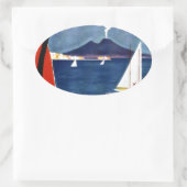 ナポリ 楕円形シール (バッグ)