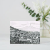 ナポリ, 1908,シティと山ヴェスビウス ポストカード (スタンド正面)