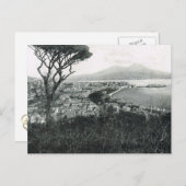 ナポリ, 1908,ナポリ湾とヴェスビウス丘から ポストカード (正面/裏面)