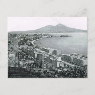 ナポリ, 1908, Bay of Naples and Vesuvius ポストカード