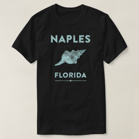 ナポリFLシーシェルデザイン Tシャツ (デザイン正面)
