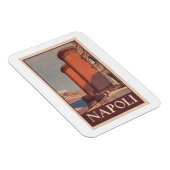 ナポリItalyヴィンテージ旅行ポスターマグネット マグネット (右側)