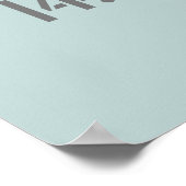 ナポリItaly緯度と経度の座標 ポスター (角)