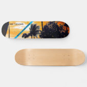 ナポリOrange Storm 7/8"スケートボードデッキ スケートボード (横)