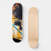 ナポリOrange Storm 7/8"スケートボードデッキ スケートボード (正面)
