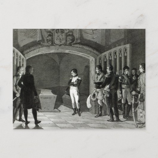 ナポレめい想オンの墓の前 ポストカード (正面)