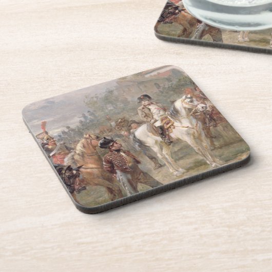 ナポレオンおよび彼の軍隊(パネル) (組の油の12 コースター (左側)
