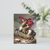 ナポレオンがアルプスのはがきを渡る ポストカード (スタンド正面)