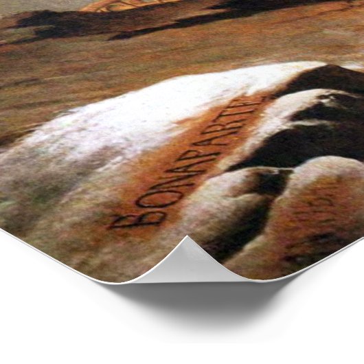 ナポレオンがアルプスのポスターを渡る ポスター (角)