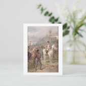 ナポレオンとその部隊(パネル上の油) (ペア12) ポストカード (スタンド正面)