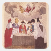 ナポレオンと教皇ピウス七世の間の一致 スクエアシール (正面)