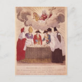ナポレオンと教皇ピウス七世の間の一致 ポストカード (正面)
