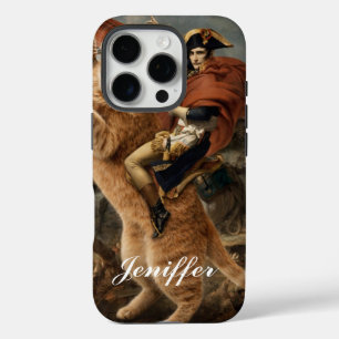 ナポレオンに騎乗する巨大戦闘猫 iPhone 16 PROケース