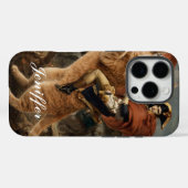 ナポレオンに騎乗する巨大戦闘猫 Case-Mate iPhoneケース (裏面 (横))