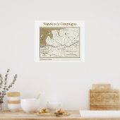ナポレオンのキャンペーン、キャンペロシアのーン ポスター (キッチン)