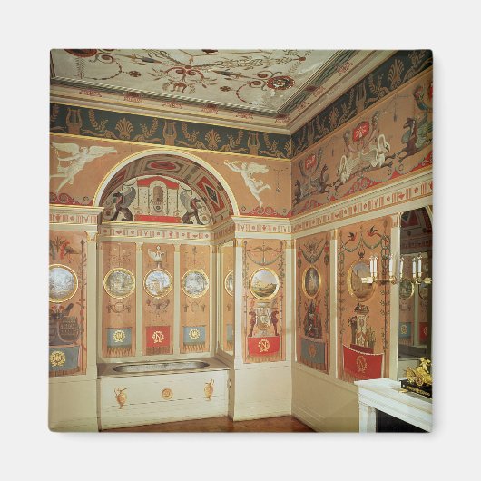 ナポレオンのバスルームのインテリア、1807年に建てられた マグネット (正面)