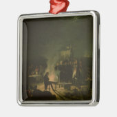 ナポレオンのビバーク戦場の戦いのI メタルオーナメント (左)