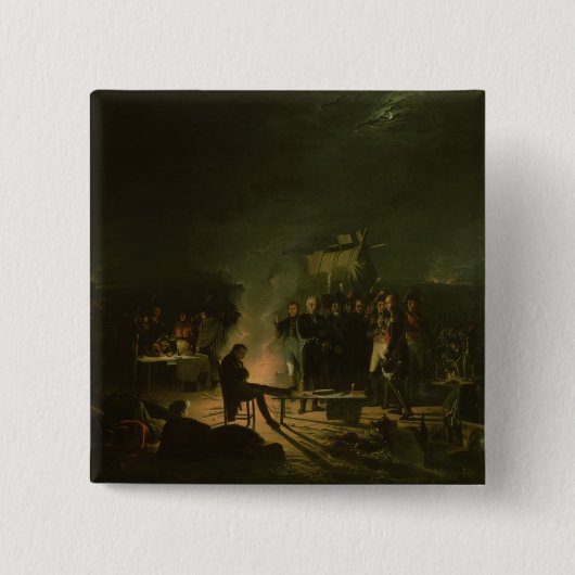 ナポレオンのビバーク戦場の戦いのI 缶バッジ (正面)