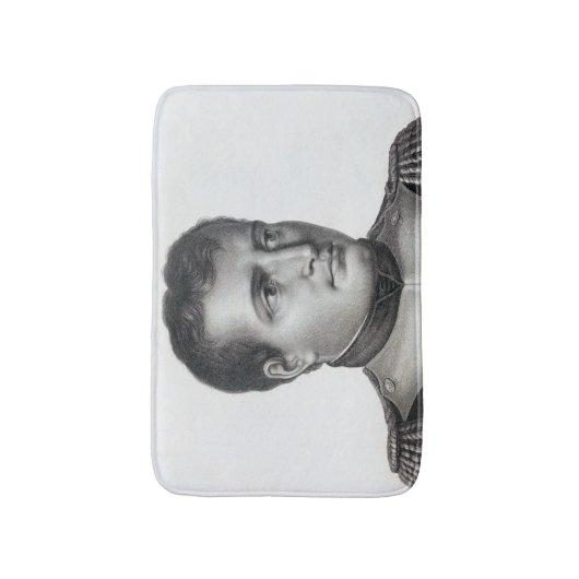 ナポレオンのフランスの皇帝のポートレート バスマット (正面縦)