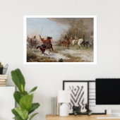 ナポレオンのペリルBrienne-le-Chateau, c.1891 (oi) ポスター (ホームオフィス)