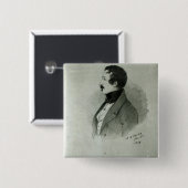 ナポレオンのポートレート若者としてIII、1839年 缶バッジ (正面&裏面)