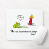 ナポレオンの丘による検査のやる気を起こさせるな引用文- マウスパッド (マウス)