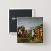 ナポレオンの告別IおよびアレキサンダーI 缶バッジ (正面&裏面)