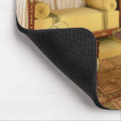 ナポレオンの寝室のインテリアI 1800-03年 マウスパッド (コーナー)