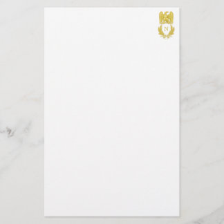 ナポレオンの帝国ワシの紋章静止したI 便箋