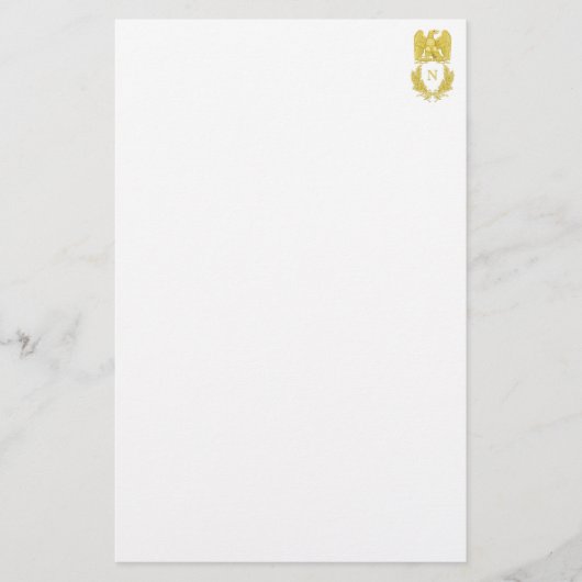 ナポレオンの帝国ワシの紋章静止したI 便箋 (正面)