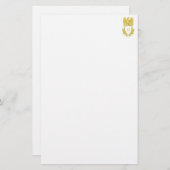 ナポレオンの帝国ワシの紋章静止したI 便箋 (正面/裏面)