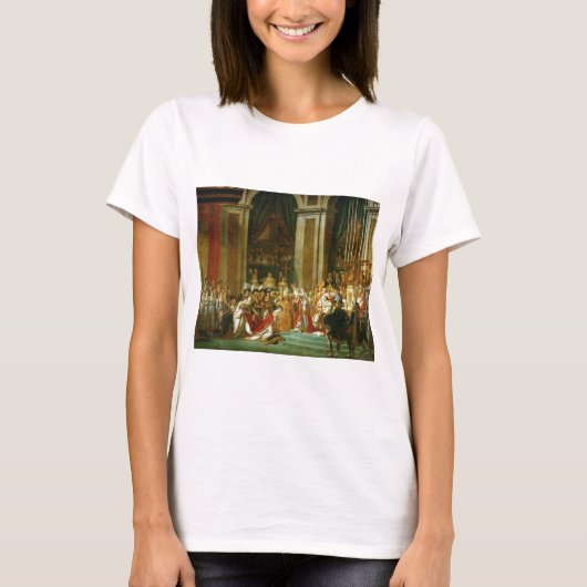 ナポレオンの戴冠式 ジャック=ルイ・ダヴィッド Tシャツ (正面)