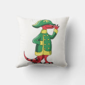 ナポレオンの格好をした漫画の暴政レックス。 クッション (裏面)