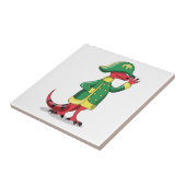 ナポレオンの格好をした漫画の暴政レックス。 タイル (側面)