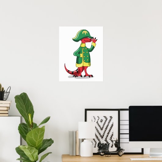 ナポレオンの格好をした漫画の暴政レックス。 ポスター (ホームオフィス)