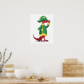 ナポレオンの格好をした漫画の暴政レックス。 ポスター (キッチン)