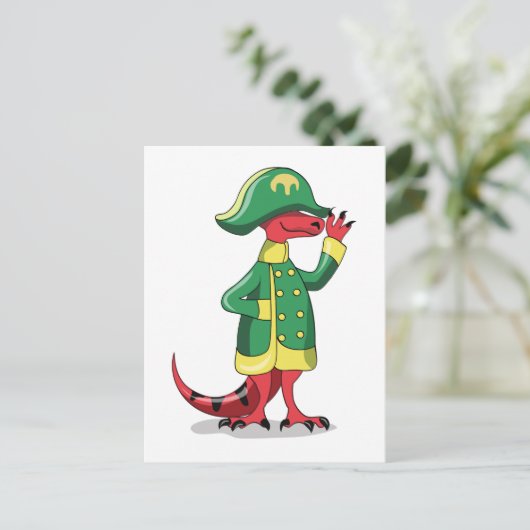 ナポレオンの格好をした漫画の暴政レックス。 ポストカード (スタンド正面)