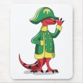 ナポレオンの格好をした漫画の暴政レックス。 マウスパッド (正面)