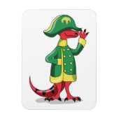 ナポレオンの格好をした漫画の暴政レックス。 マグネット (縦)