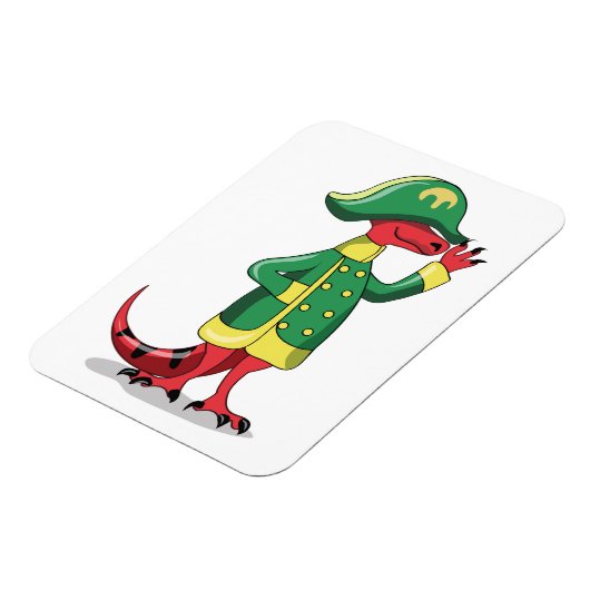 ナポレオンの格好をした漫画の暴政レックス。 マグネット (左側)